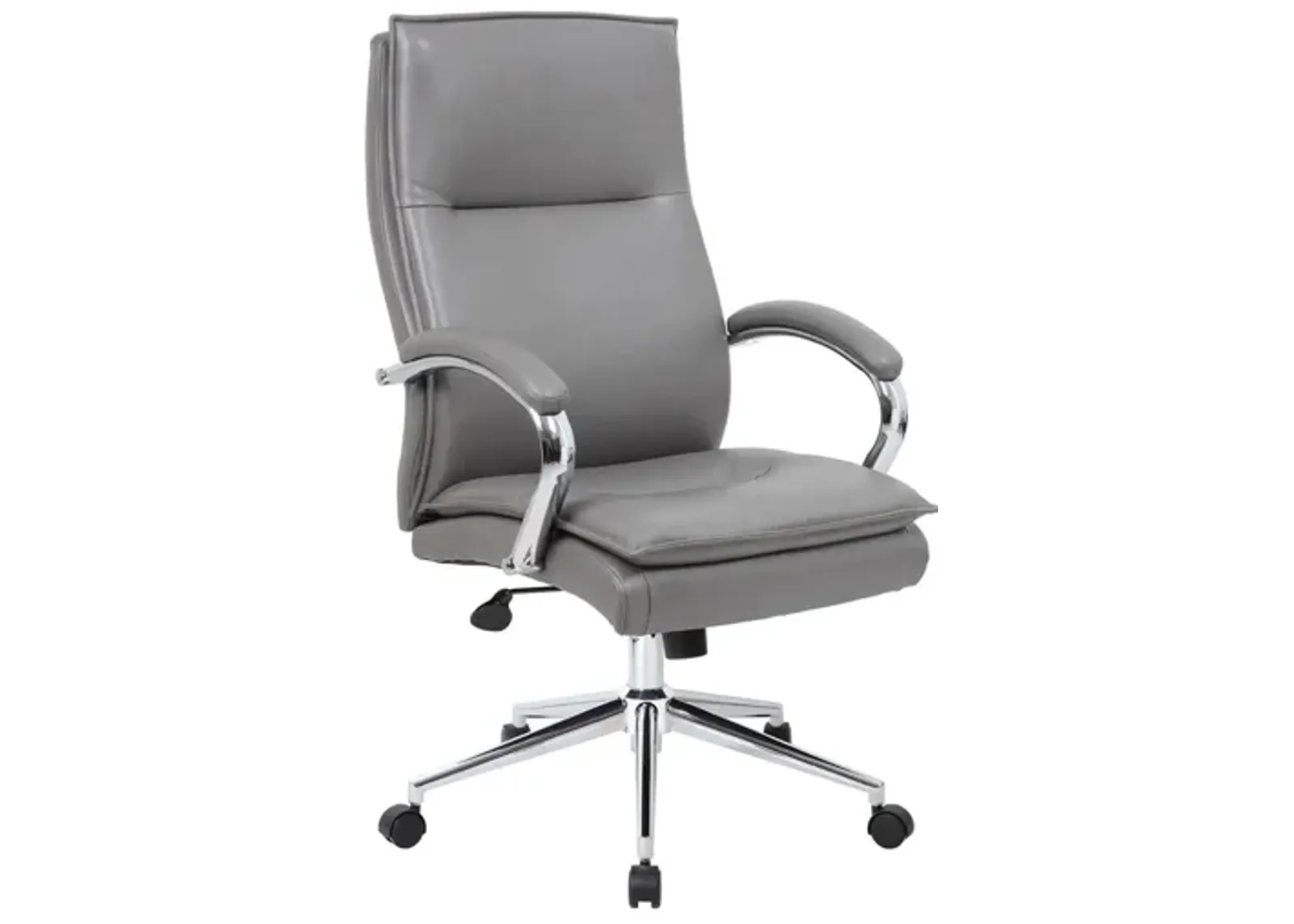 Selador Executive Office Chair in Gray; Chrome by Coe Distributors