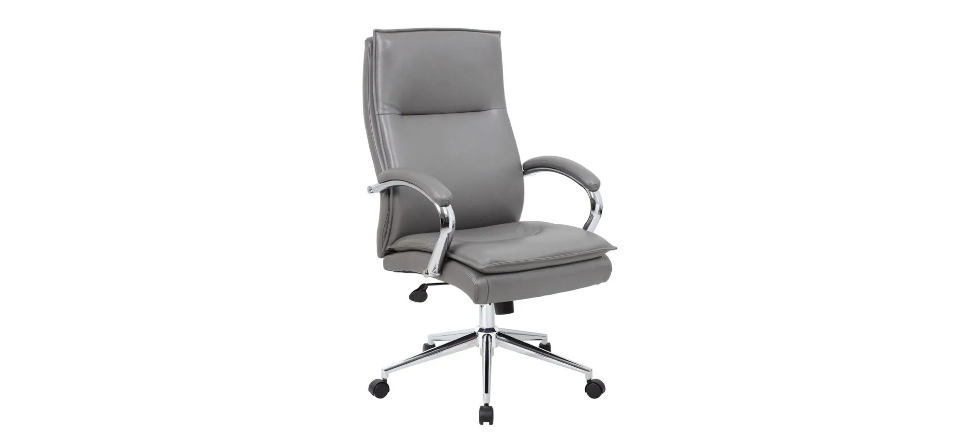 Selador Executive Office Chair in Gray; Chrome by Coe Distributors