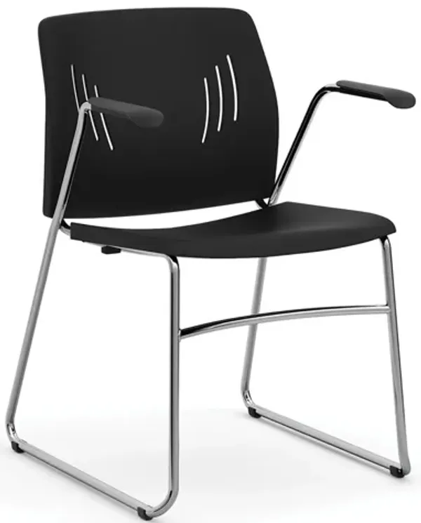 Stacked Seating Stackable Side Chair by OfficeSource