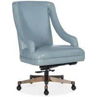 Meira Executive Swivel Tilt Chair in Rogue Glacier by Hooker Furniture