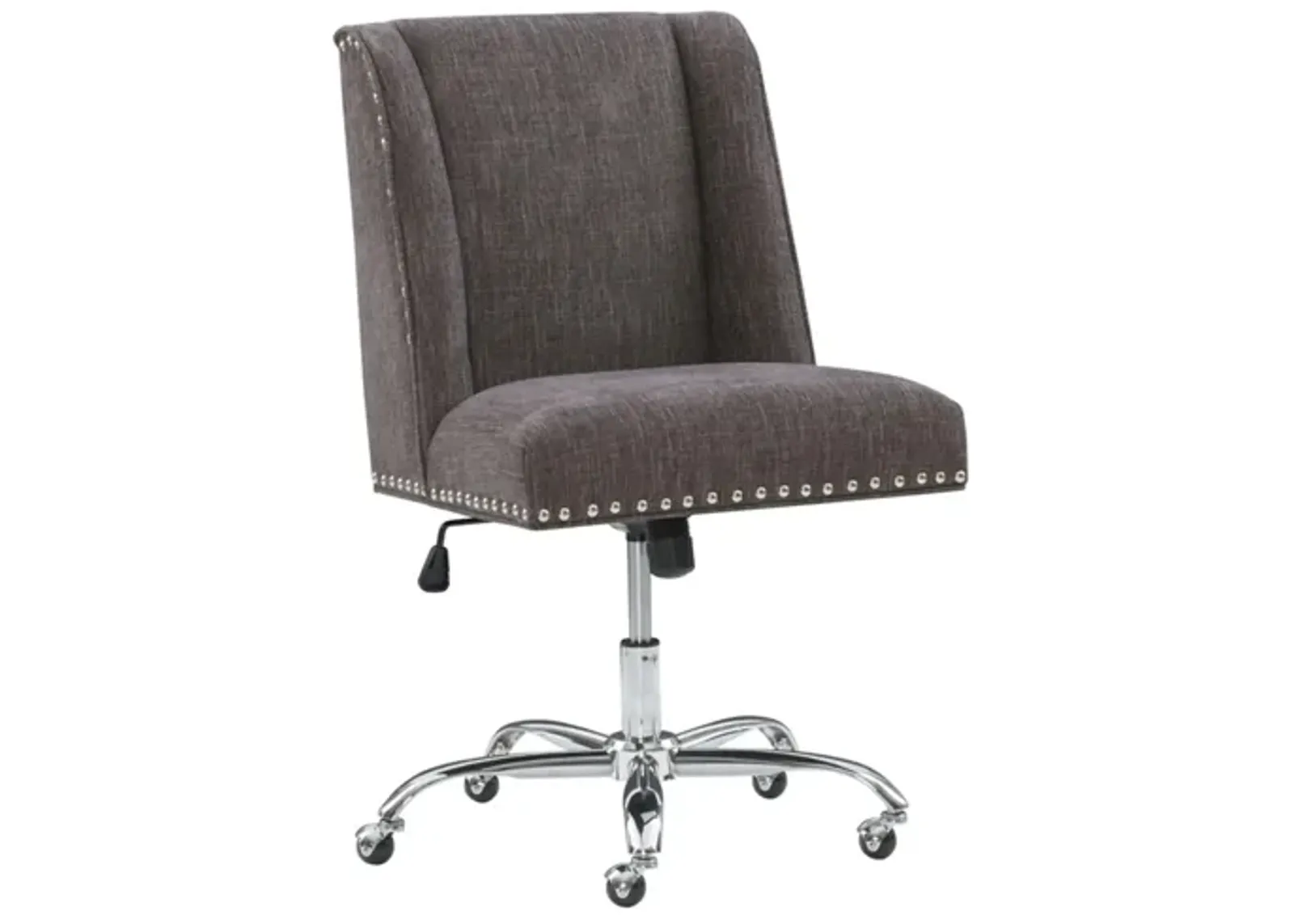 Draper Office Chair in Charcoal by Linon Home Decor