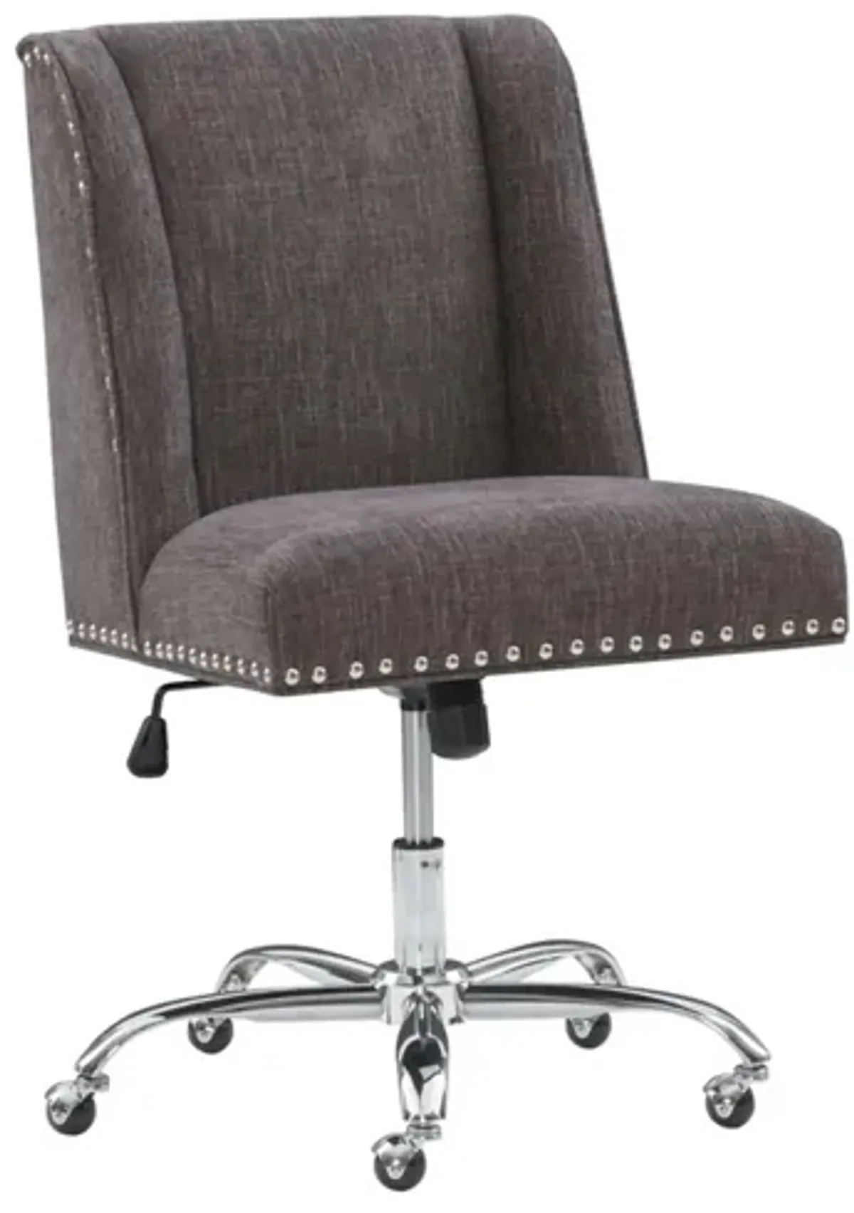 Draper Office Chair in Charcoal by Linon Home Decor