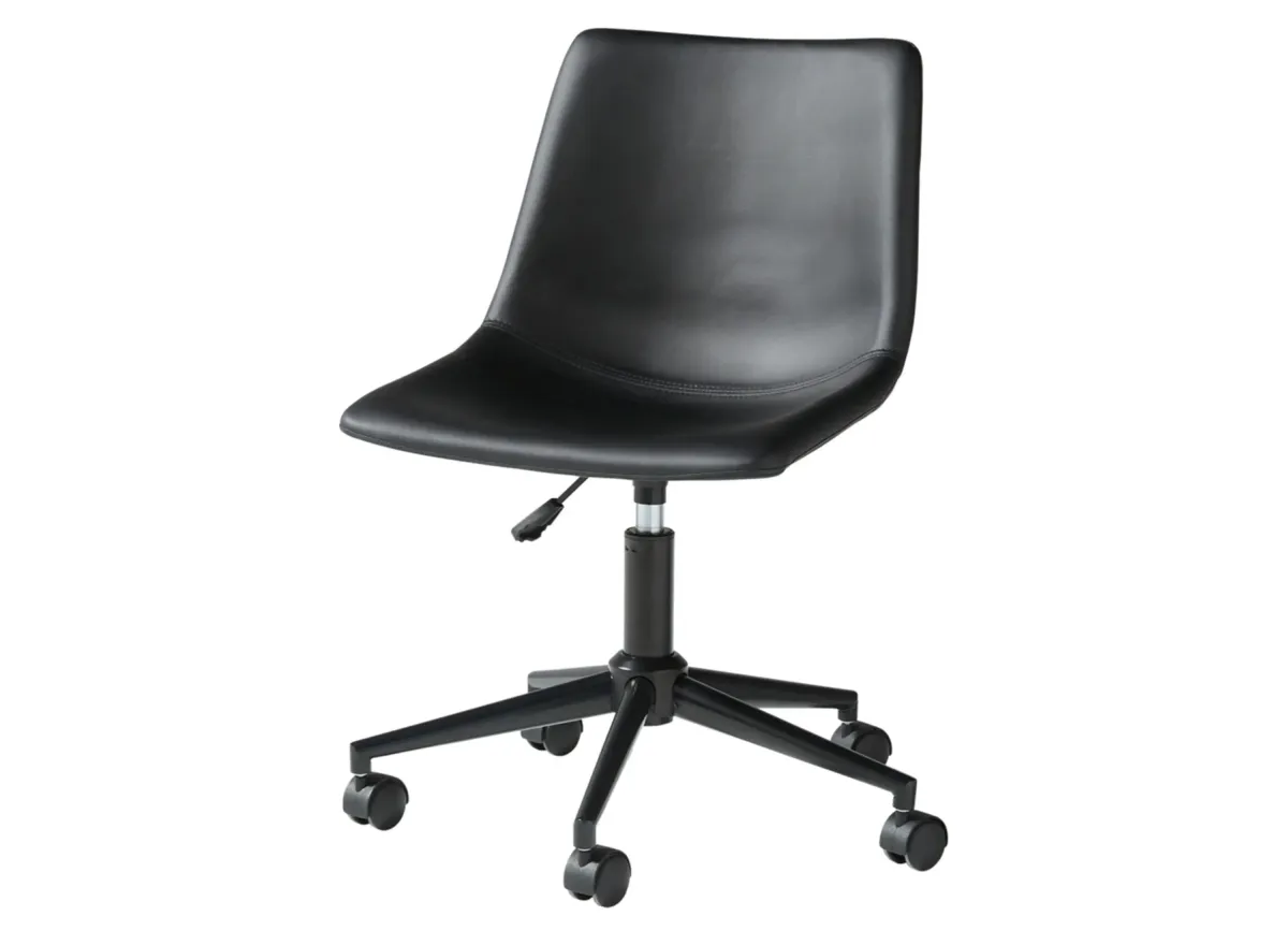 Braden Swivel Desk Chair in Black by Ashley Express