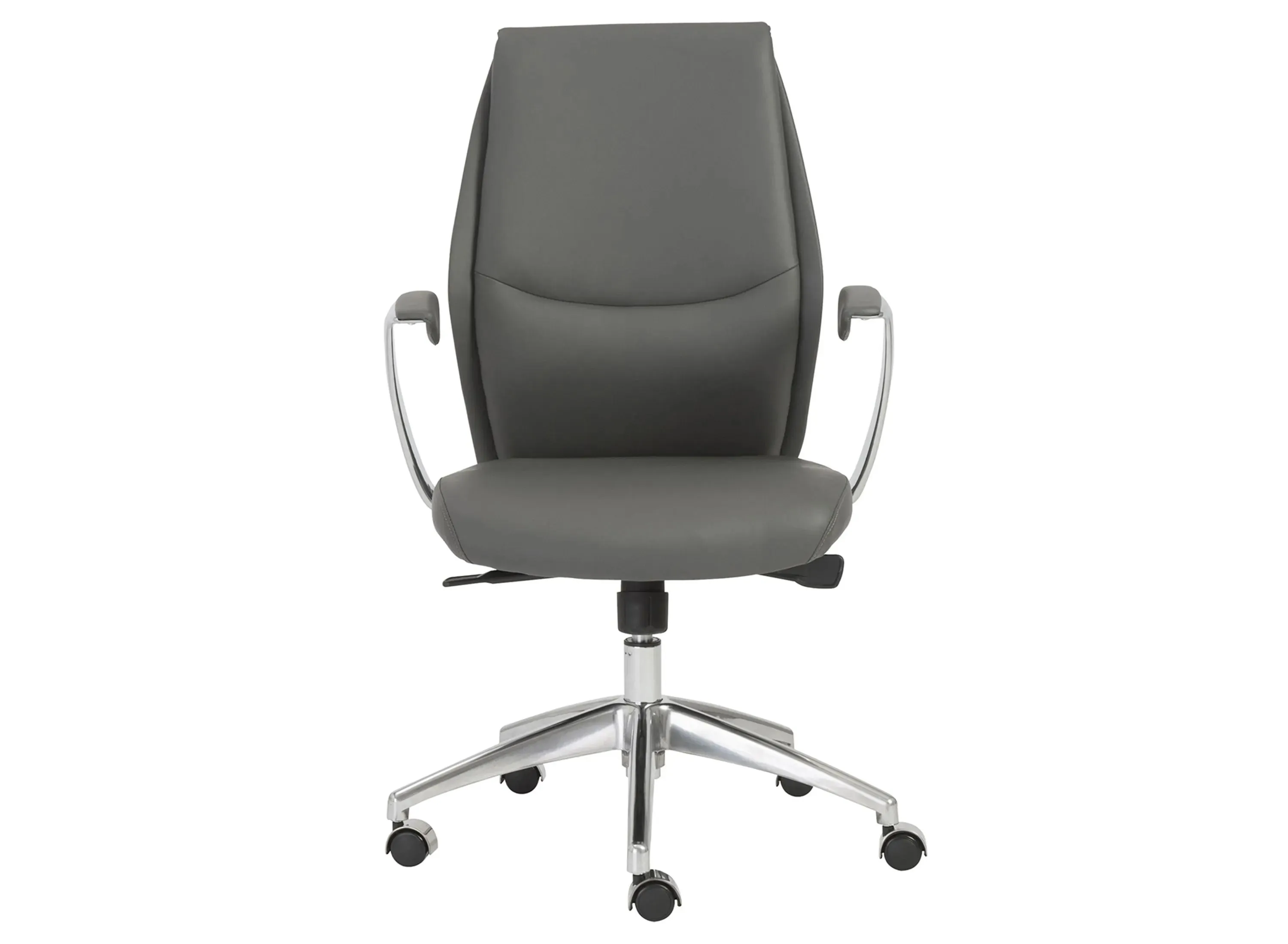 Crosby Low Back Office Chair in Gray by EuroStyle