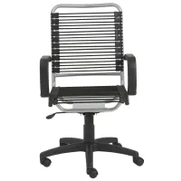Bradley Bungie Office Chair in Black by EuroStyle