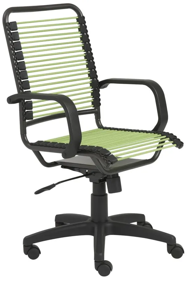 Bradley Bungie Office Chair in Green by EuroStyle