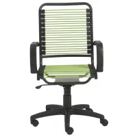 Bradley Bungie Office Chair in Green by EuroStyle