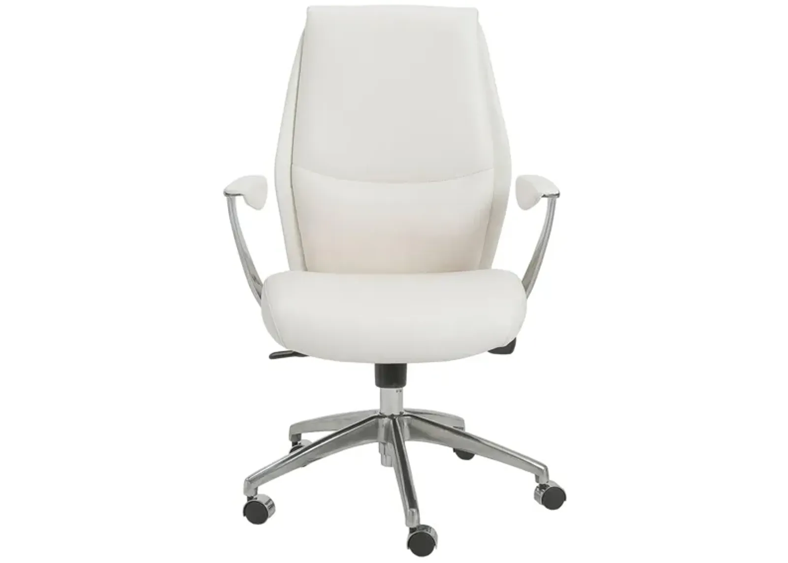 Crosby Low Back Office Chair in White by EuroStyle