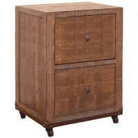 Urban Gold File Cabinet in Natural by International Furniture Direct