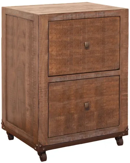Urban Gold File Cabinet in Natural by International Furniture Direct