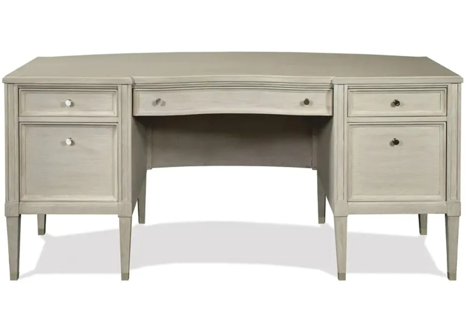 Maisie Executive Desk in Champagne by Riverside Furniture