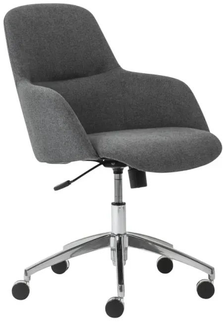 Minna Office Chair in Dark Gray by EuroStyle