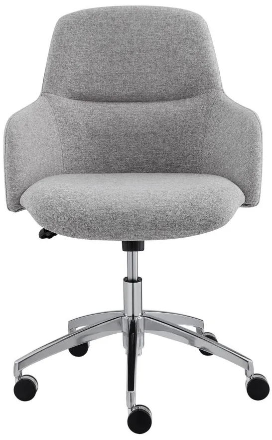 Minna Office Chair in Light Gray by EuroStyle