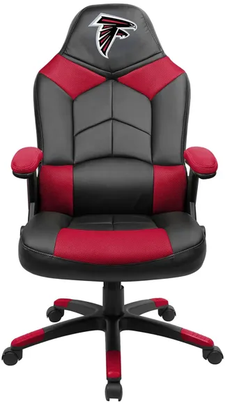 NFL Faux Leather Oversized Gaming Chair in Atlanta Falcons by Imperial International