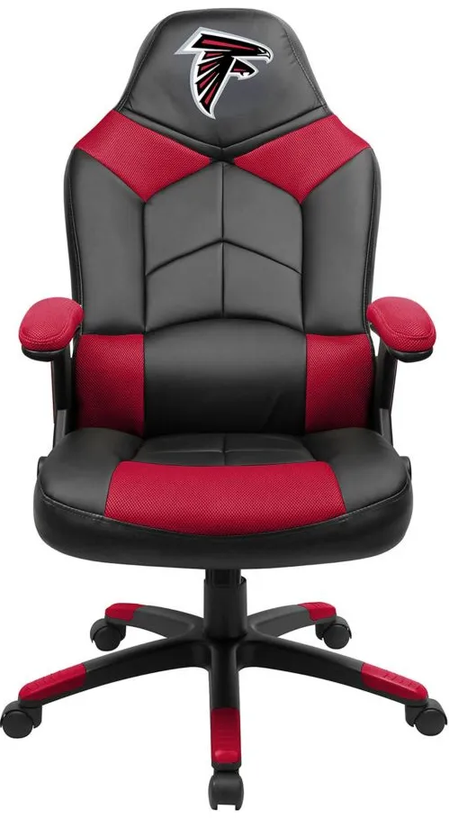 NFL Faux Leather Oversized Gaming Chair in Atlanta Falcons by Imperial International