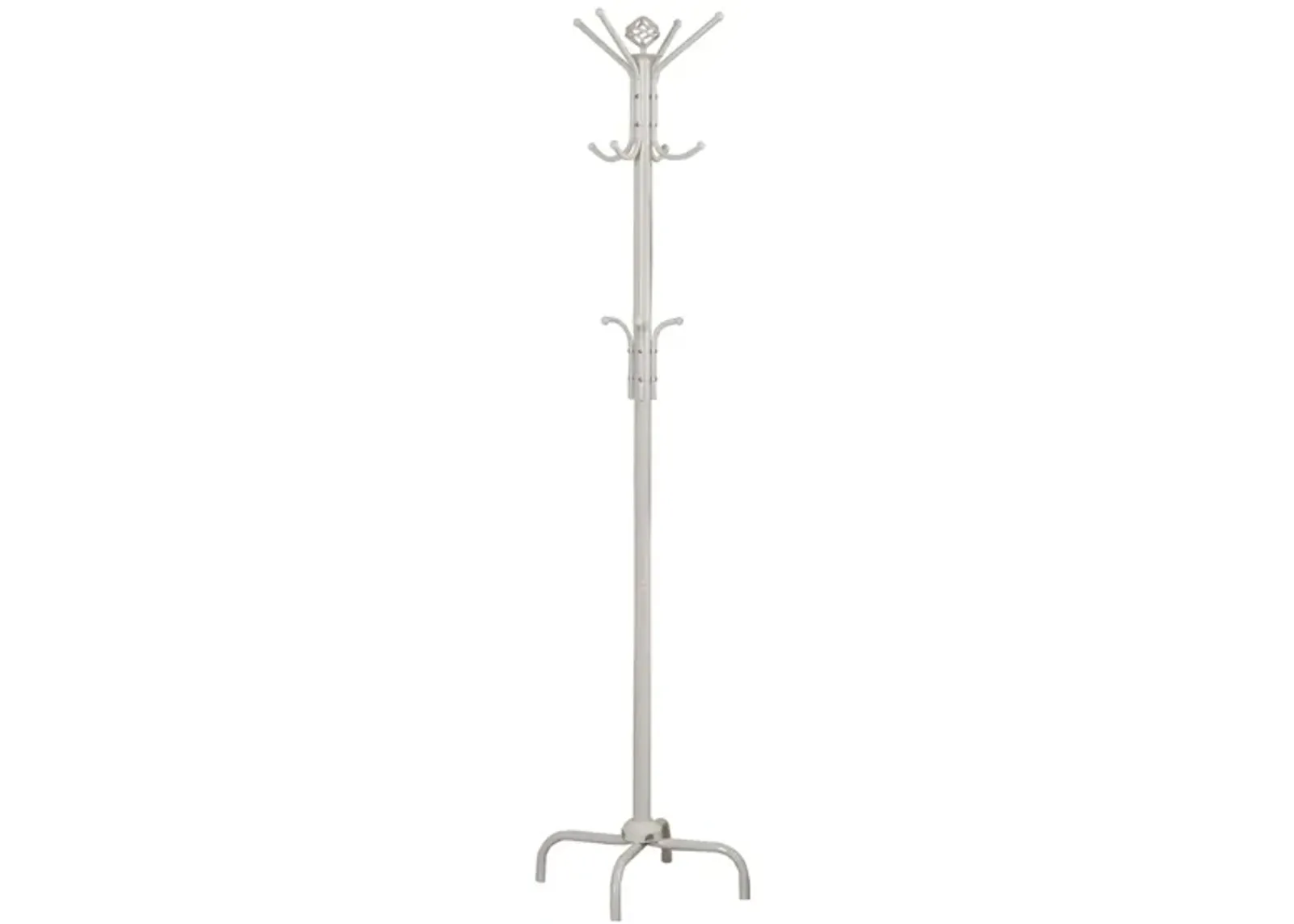 Monarch Specialties Coat Rack in White by Monarch Specialties