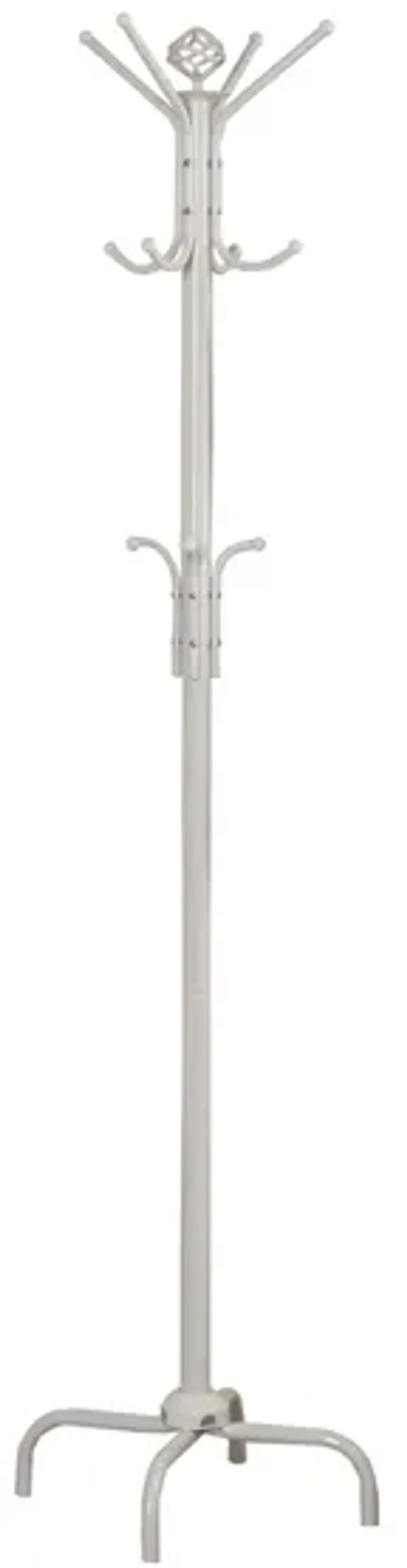 Monarch Specialties Coat Rack in White by Monarch Specialties