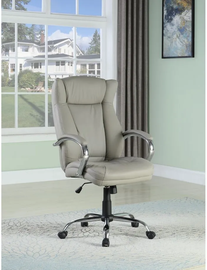 Humphreys Computer Chair in Gray by Chintaly Imports