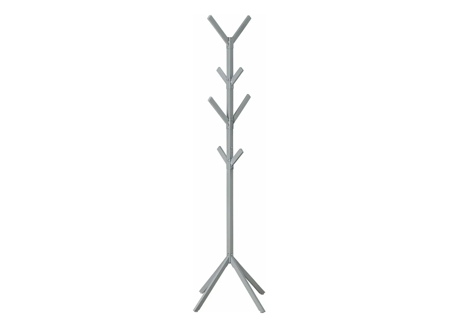 Monarch Specialties Coat Rack in Silver by Monarch Specialties