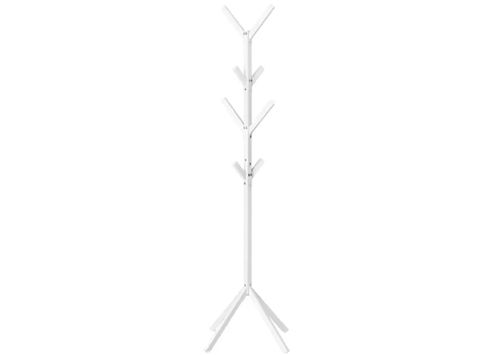 Monarch Specialties Coat Rack in White by Monarch Specialties