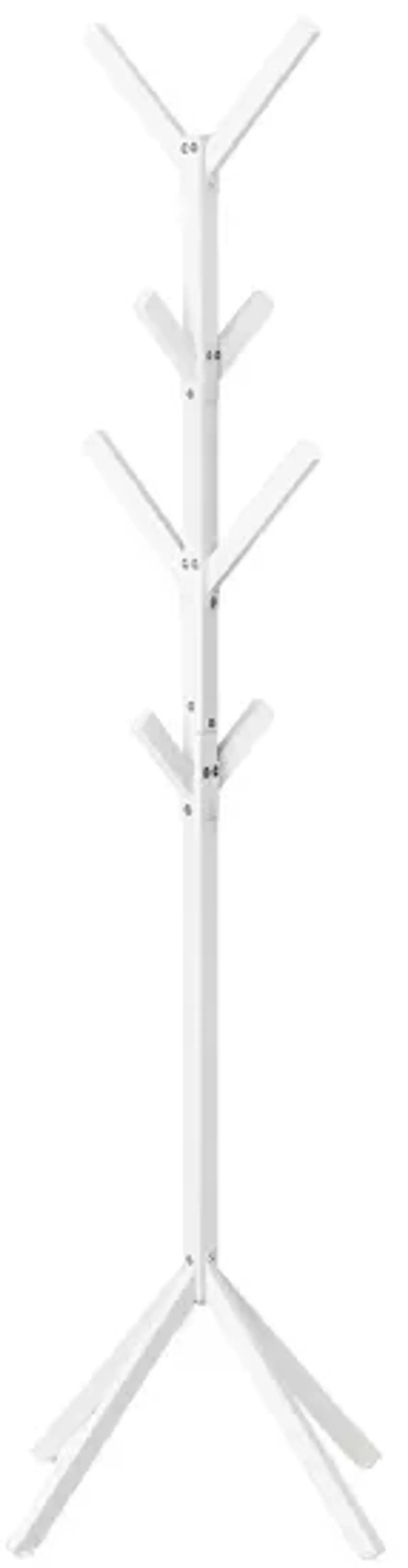 Monarch Specialties Coat Rack in White by Monarch Specialties