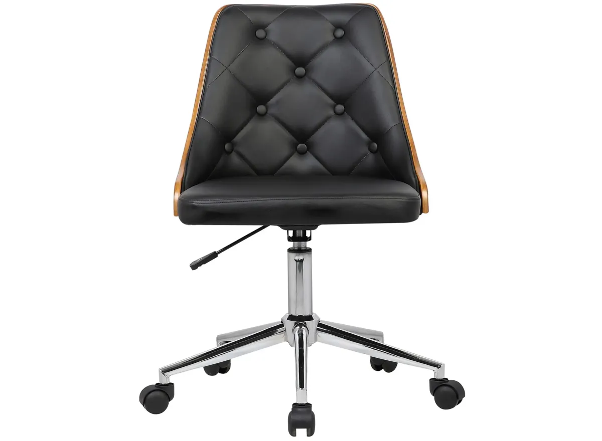 Diamond Office Chair in Black by Armen Living