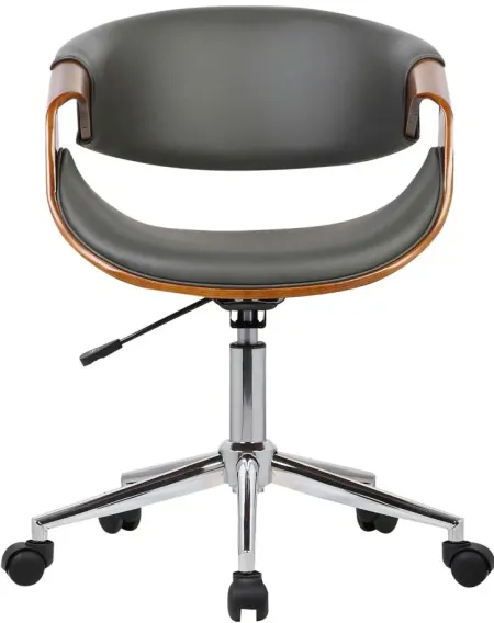 Geneva Office Chair in Gray by Armen Living