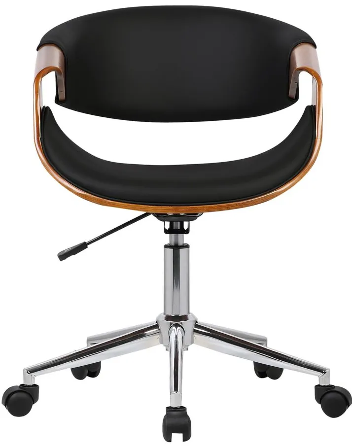 Geneva Office Chair in Black by Armen Living