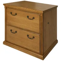 Huntington Oxford Two Drawer Lateral File Cabinet in Wheat by Martin Furniture