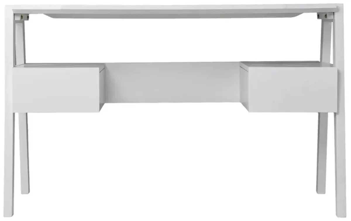 Paige Desk in White by SEI Furniture