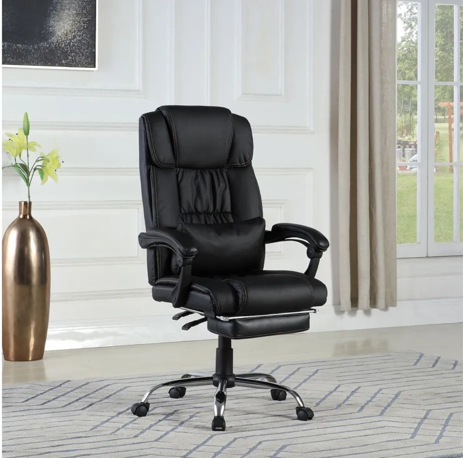 Hollis Computer Chair in Black by Chintaly Imports