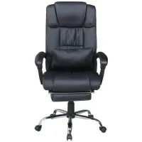 Hollis Computer Chair in Black by Chintaly Imports