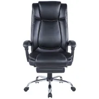 Woodard Computer Chair in Black by Chintaly Imports