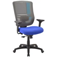 Tempur-Pedic Mesh Back Home Office Chair in Blue