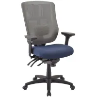 Tempur-Pedic Mesh Back Home Office Chair in Cobalt