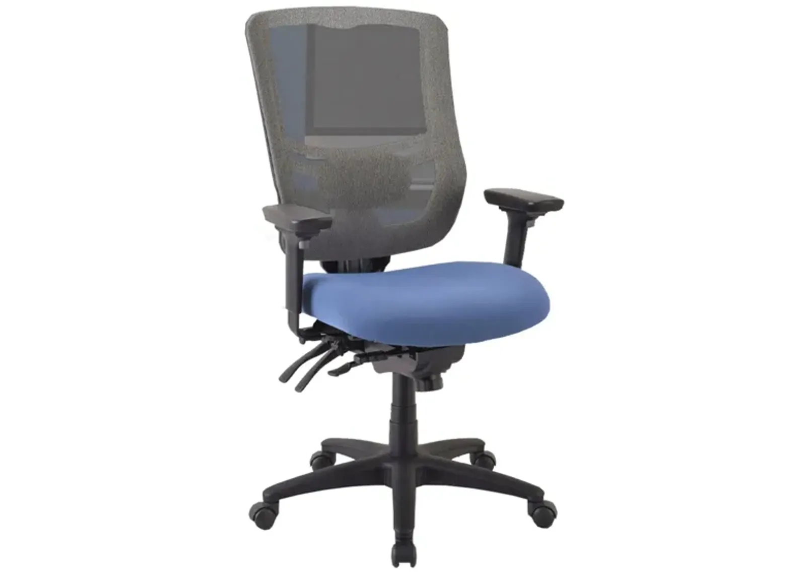 Tempur-Pedic Mesh Back Home Office Chair in Denim