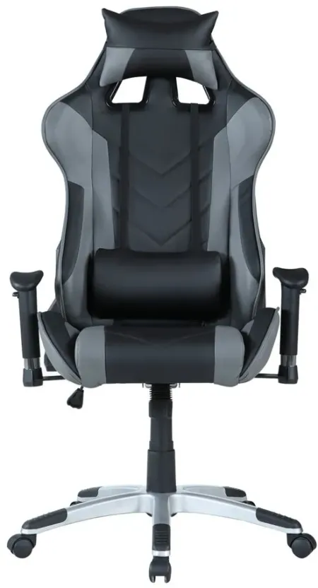 McNeill Computer Chair in Silver by Chintaly Imports