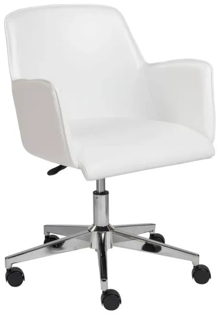 Sunny Office Chair in White by EuroStyle
