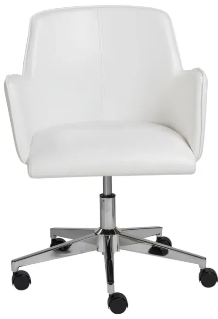 Sunny Office Chair in White by EuroStyle