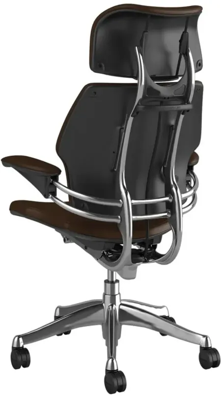 Humanscale Freedom Premium Leather Ergonomic Office Chair in Canyon Leather by Humanscaleoration