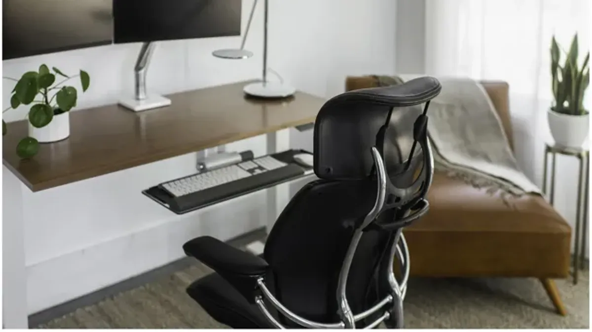 Humanscale Freedom Premium Leather Ergonomic Office Chair