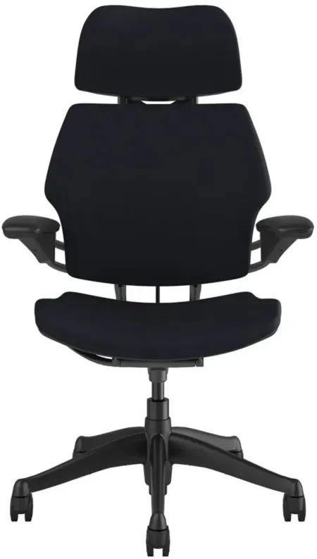 Humanscale Freedom Premium Ergonomic Office Chair in Navy Cotton by Humanscaleoration
