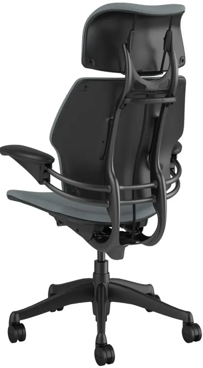 Humanscale Freedom Premium Ergonomic Office Chair in Medium Gray Cotton by Humanscaleoration