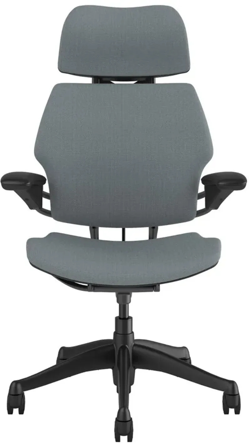 Humanscale Freedom Premium Ergonomic Office Chair in Medium Gray Cotton by Humanscaleoration