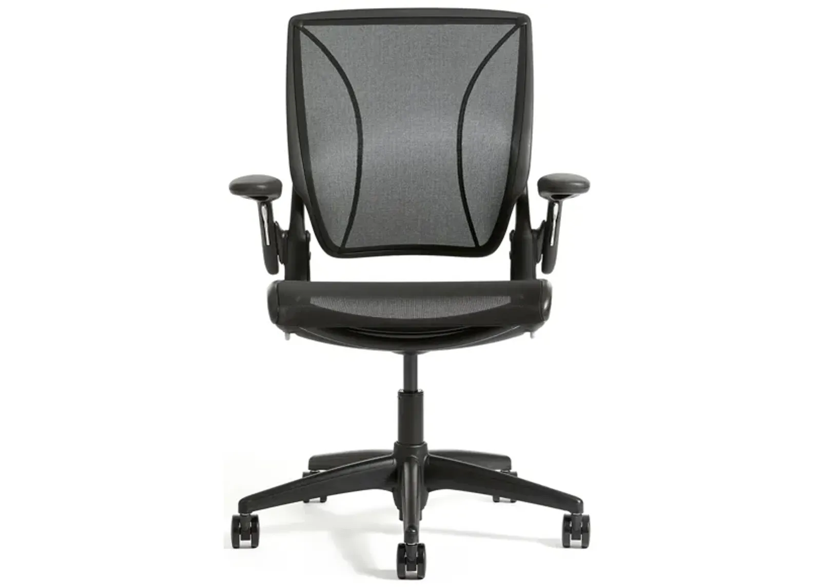 Humanscale World One Ergonomic Office Chair in Black Mesh by Humanscaleoration