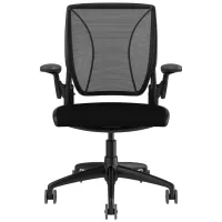 Humanscale World Premium Ergonomic Office Chair in Black by Humanscaleoration