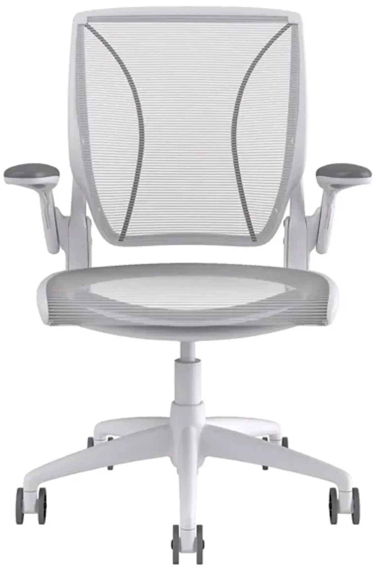 Humanscale World Premium Ergonomic Office Chair in Pinstripe White by Humanscaleoration