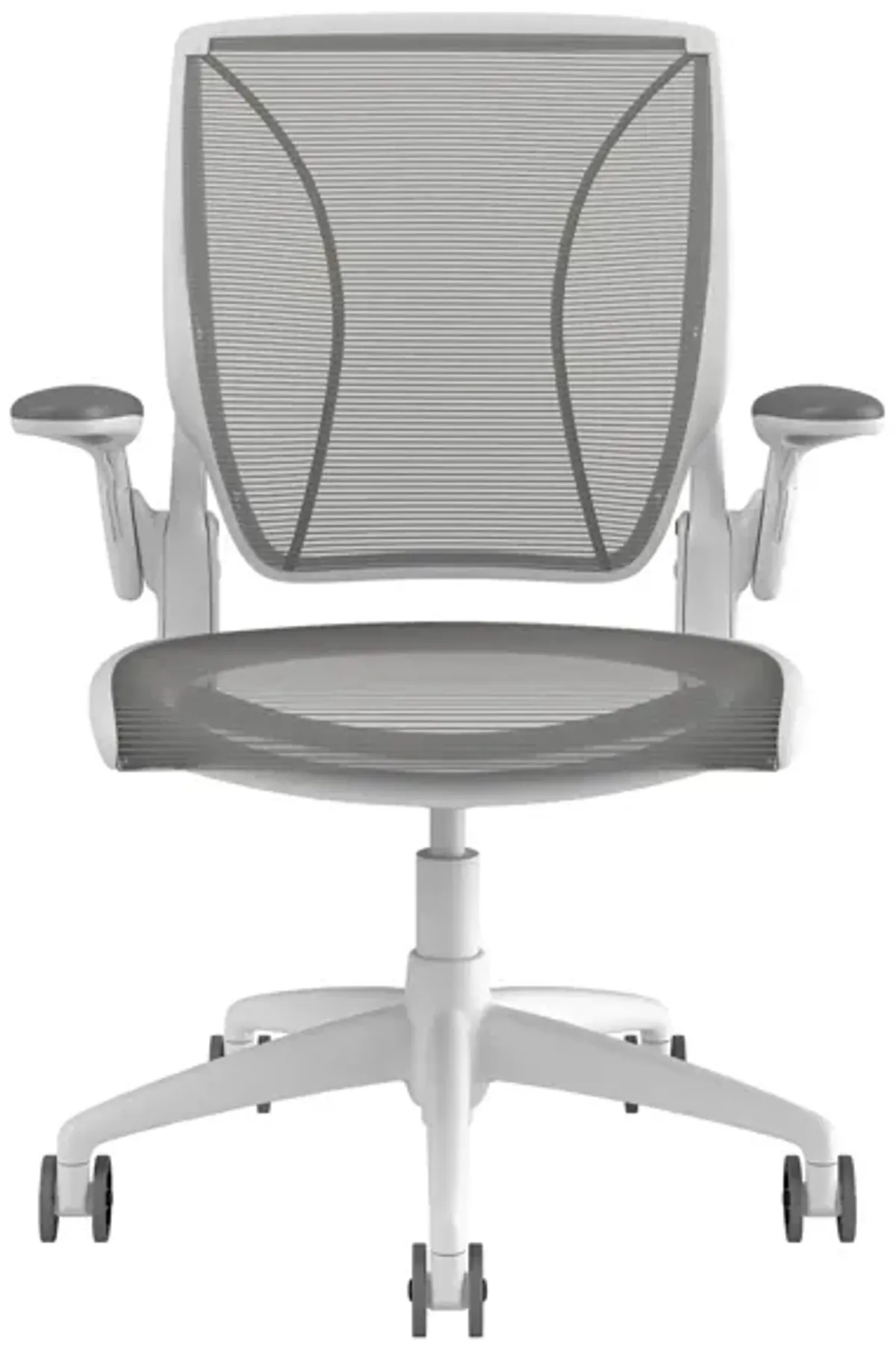 Humanscale World Premium Ergonomic Office Chair in Pinstripe Silver by Humanscaleoration