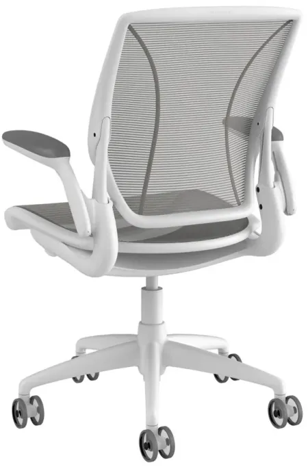 Humanscale World Premium Ergonomic Office Chair in Pinstripe Silver by Humanscaleoration