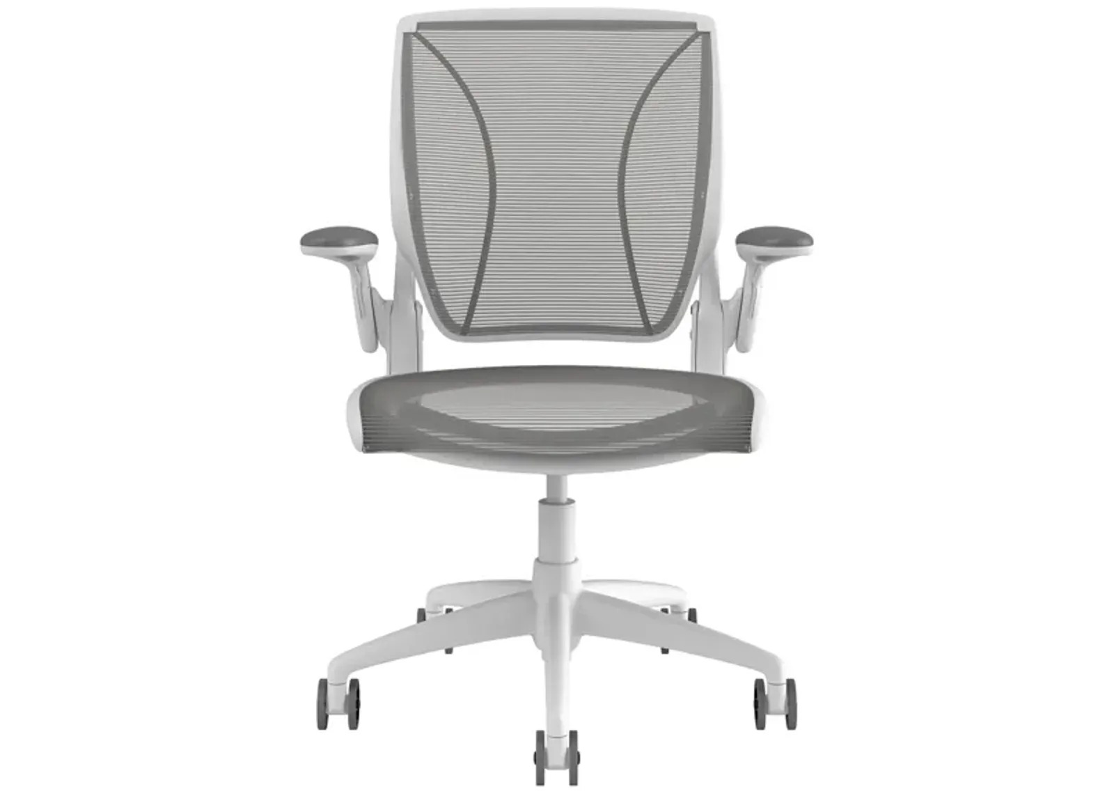 Humanscale World Premium Ergonomic Office Chair in Pinstripe Silver by Humanscaleoration